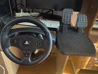 Игровой руль thrustmaster для PS3, PS4, консоль.