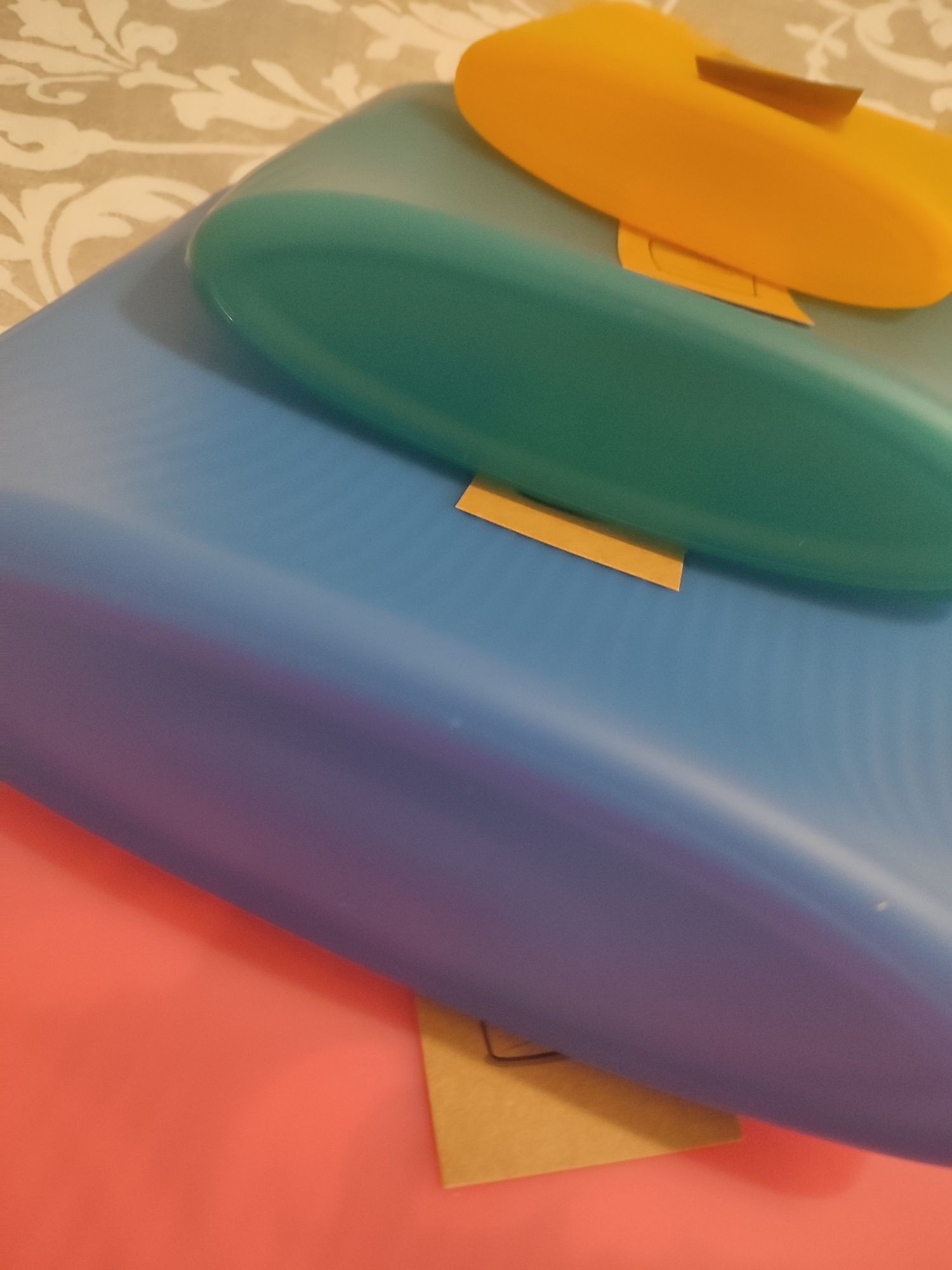 Conjunto de duas bolsas de silicone Tupperware NOVO