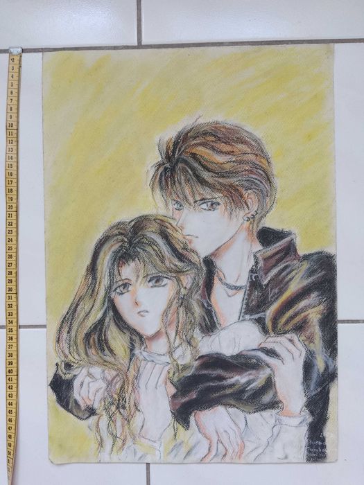 Rysunek jak Setsuna Mudo „Angel  Sanctuary”