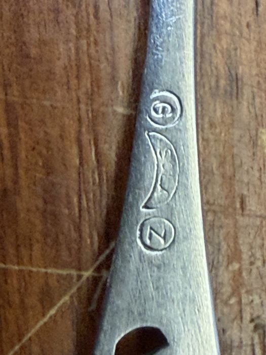 Widelczyki posrebrzane 5 szt