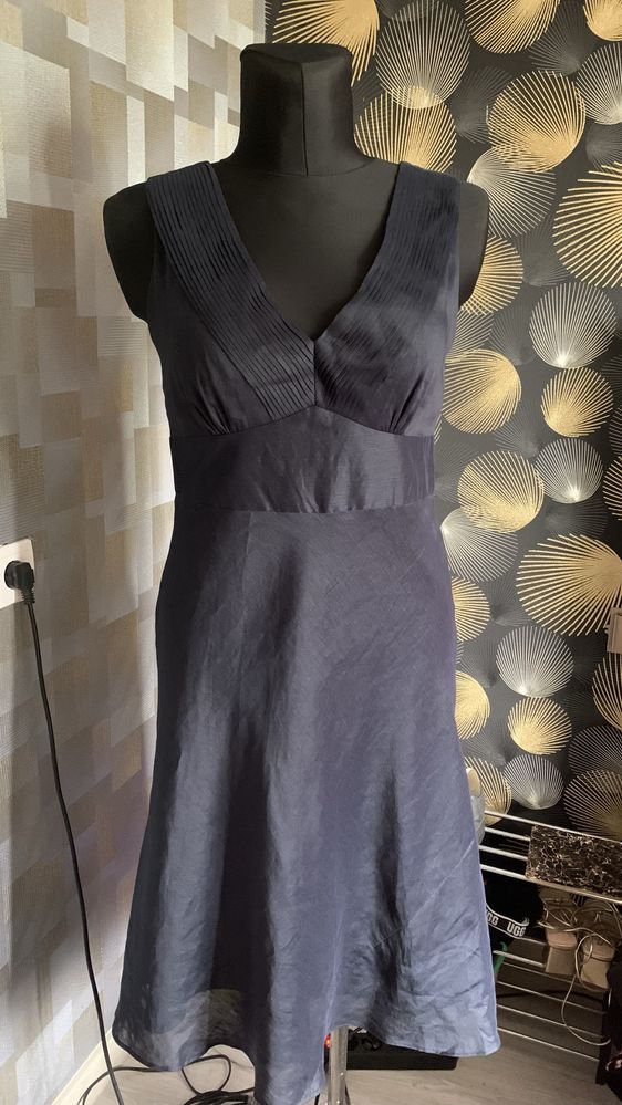 Платье макси, миди, шелк, лен, Monsoon, 3 шт разные р. S,M,L,XL