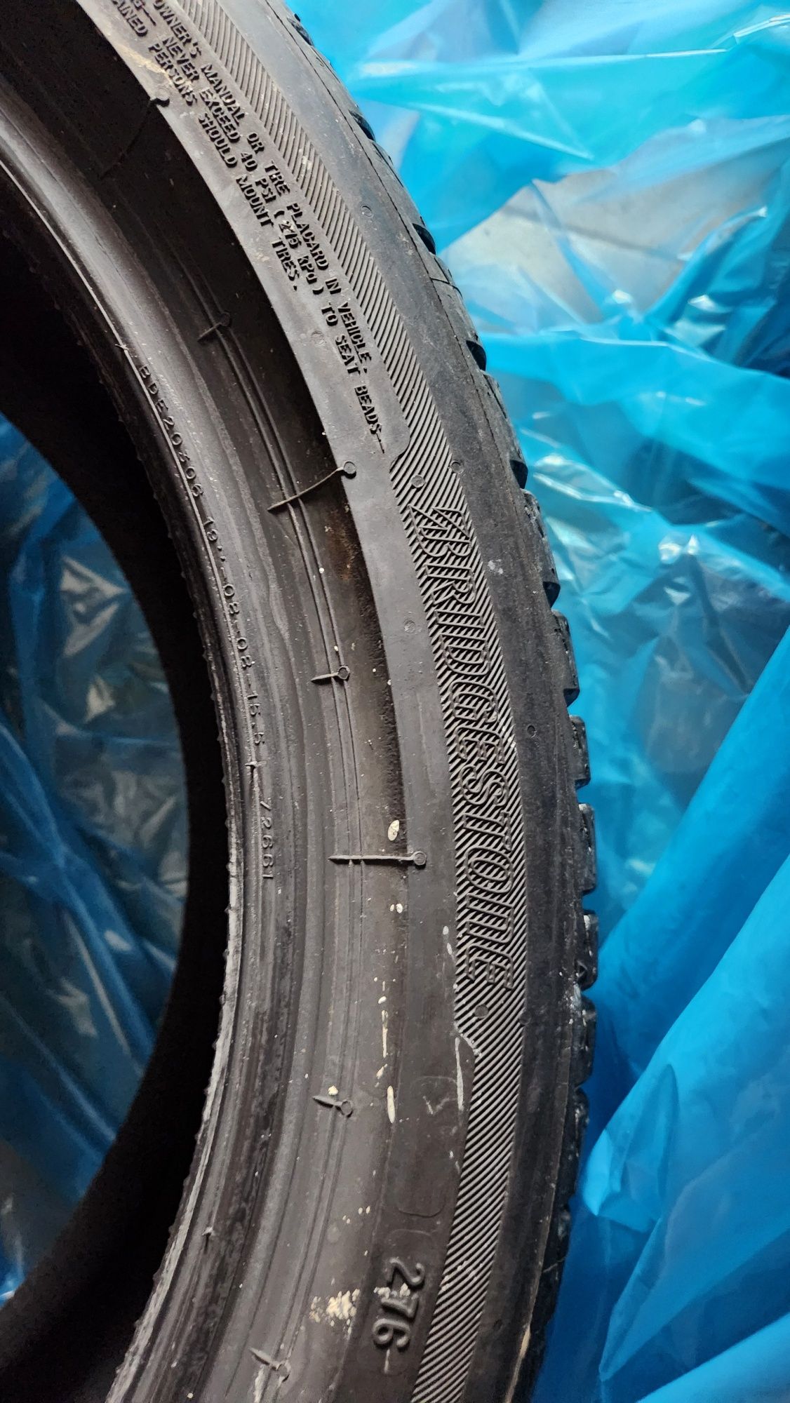 Opony letnie 245/40/R19 Bridgestone komplet 4 szt.