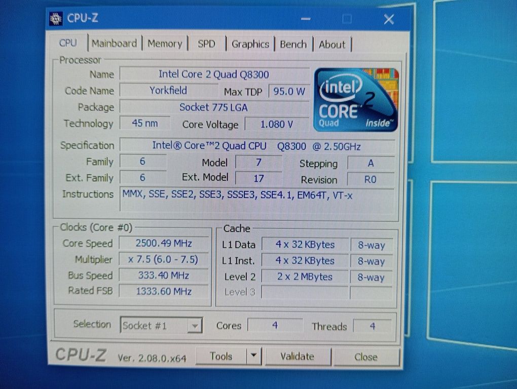 Системний блок Intel Core 2 Quad Q8300