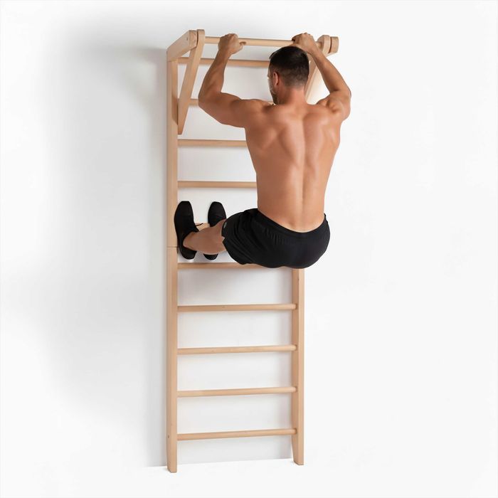 Drabinka gimnastyczna do ćwiczeń i rehabilitacji z regulacją drążka