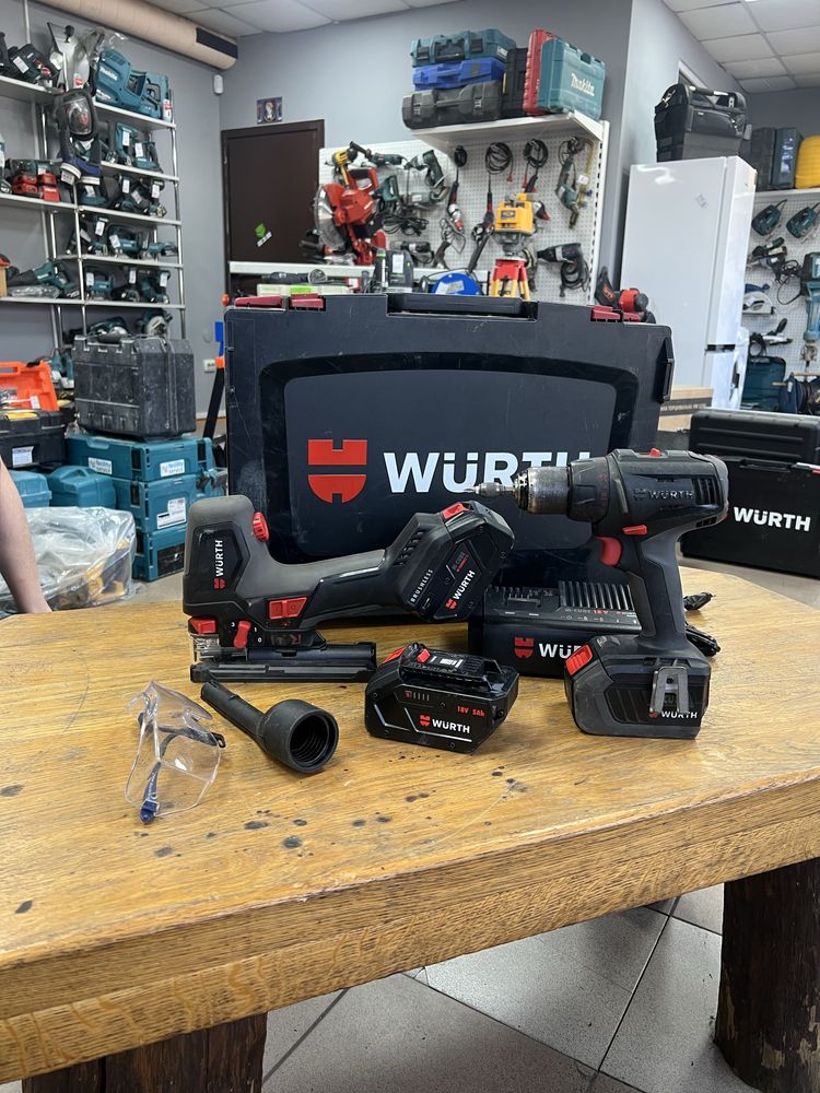 Акумуляторна ЛОБЗИКОВА ПИЛА WURTH APS 18 COMPACT+шуруповерт wurth ABS
