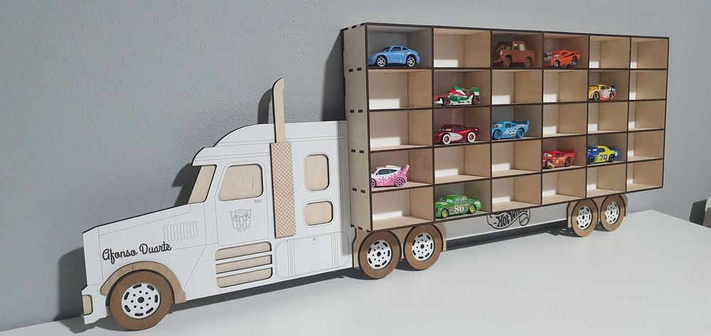 Suporte para carrinhos personalizado