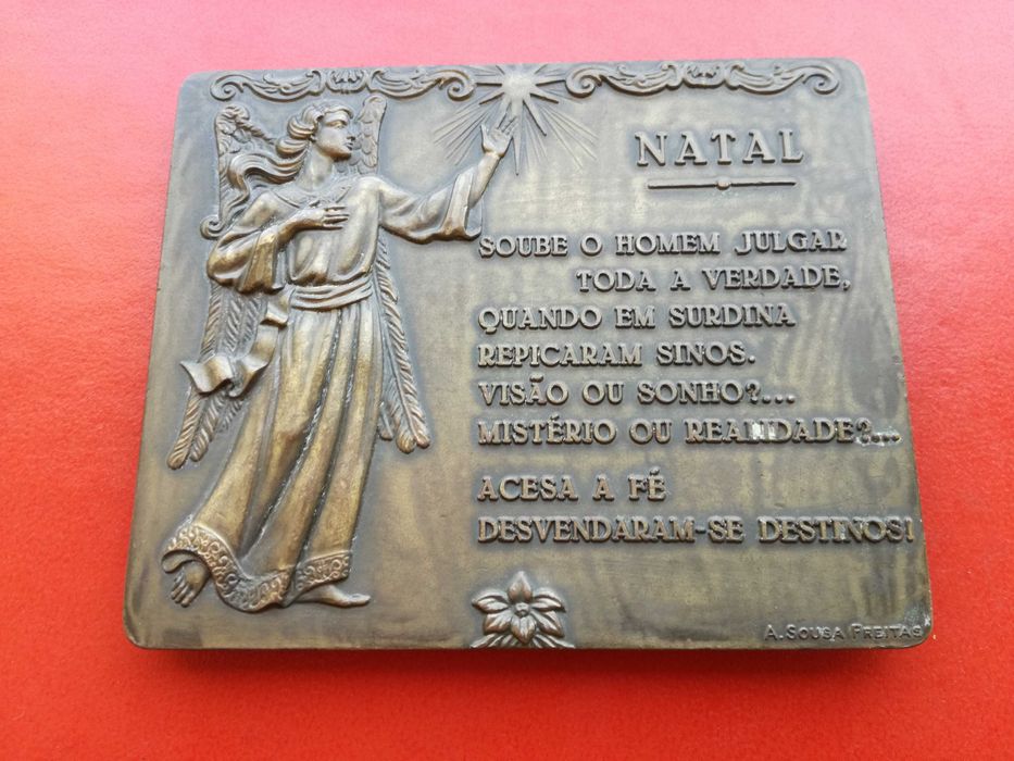 Lote de Medalhas - Placas de Natal (Bronze).