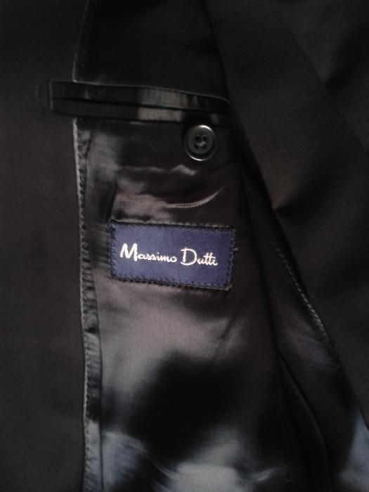 Fato preto Massimo Dutti