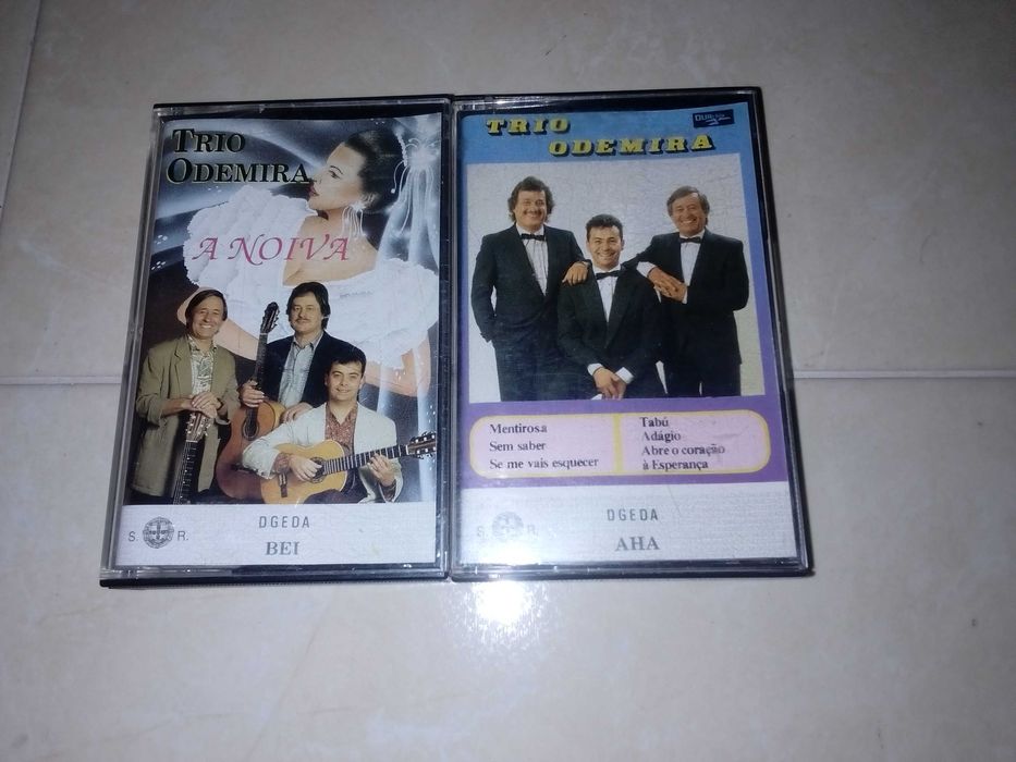 cassetes de musica de Monica Sintra e Diapasão