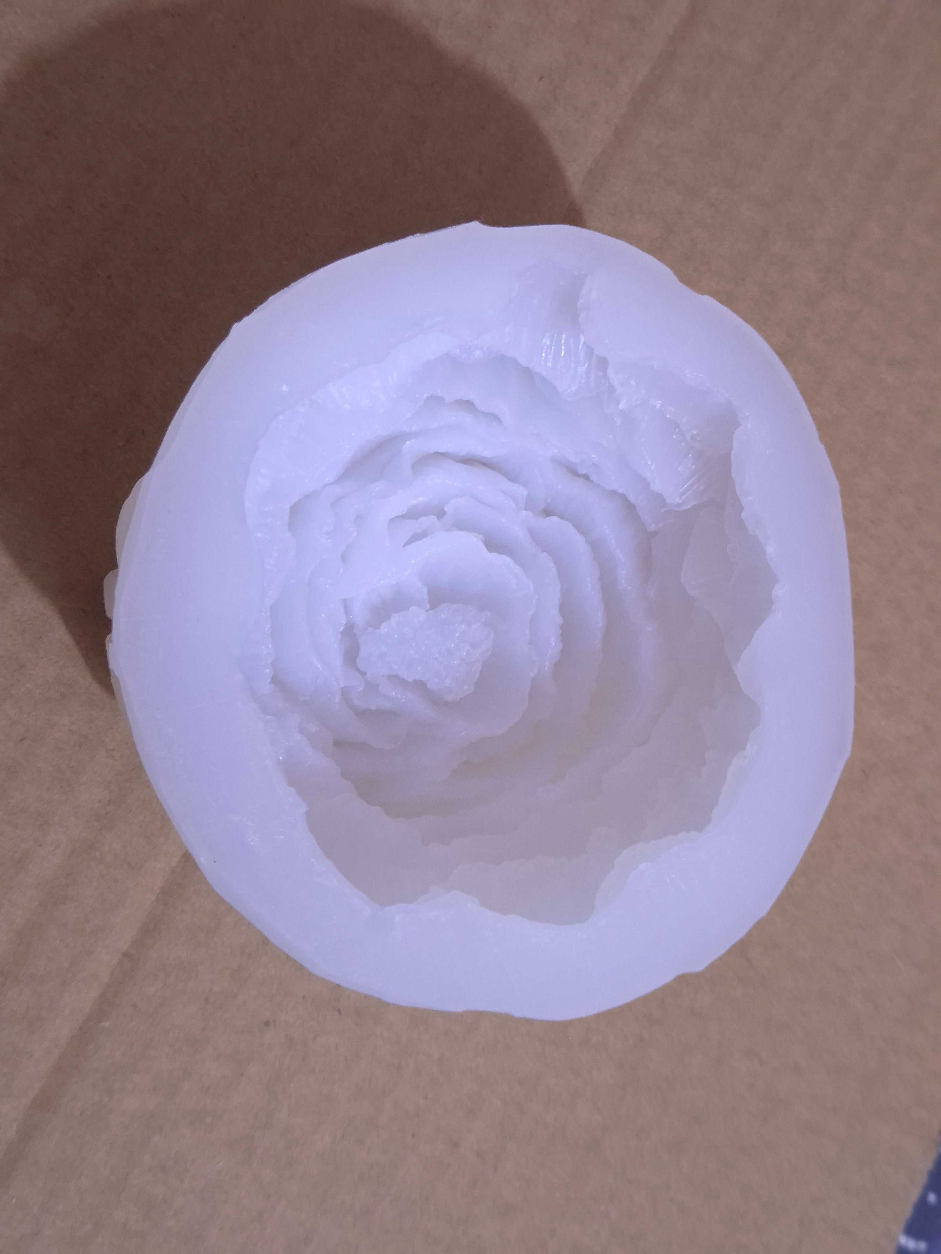 Molde em silicone p/ vela - 'Rosa'