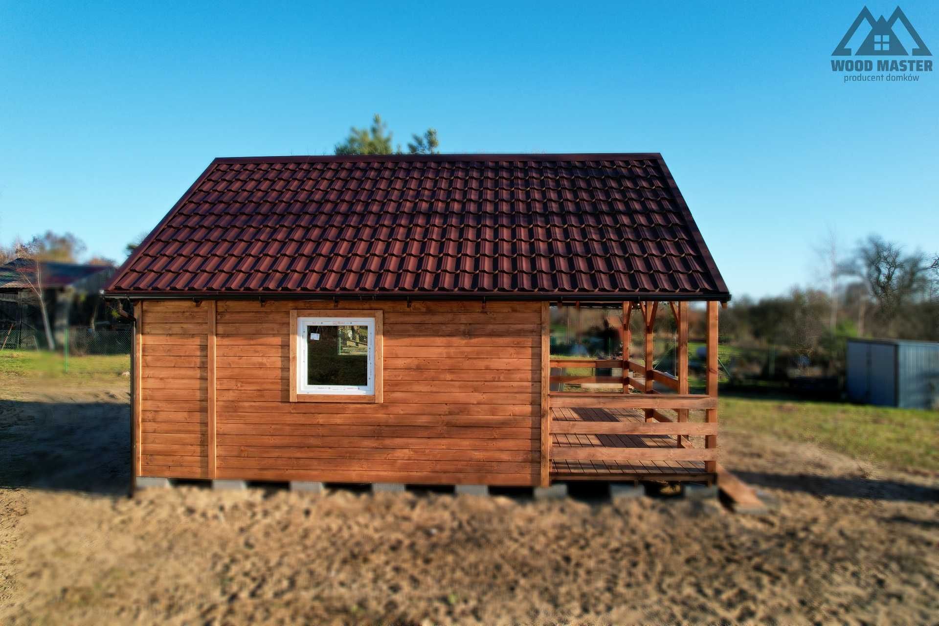 Domek letniskowy 25m2 + 10m2 taras. Na zgłoszenie,