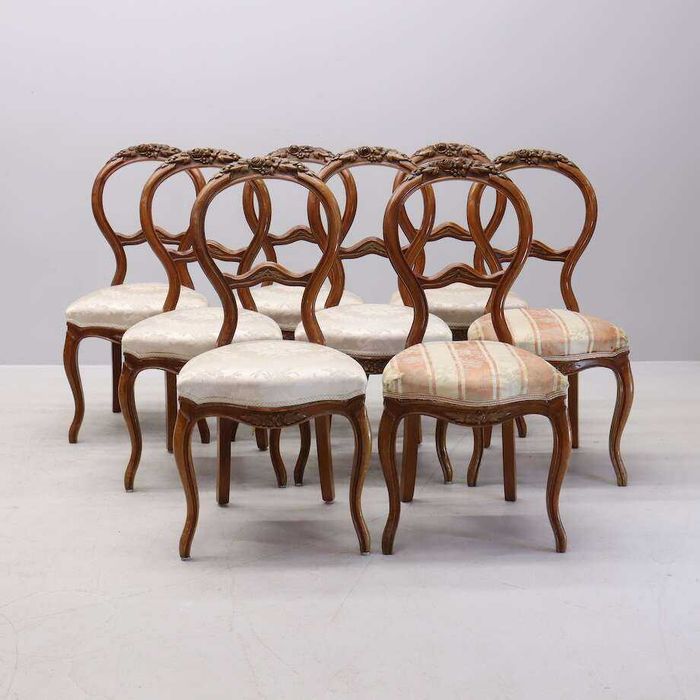 Krzesła Neo Rococo 8 szt. 1900 r