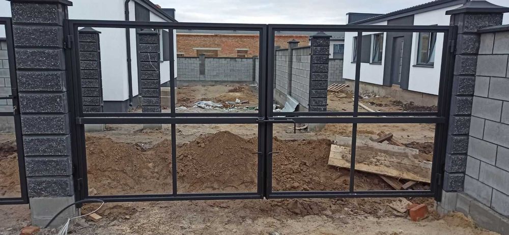 каркас воріт, відкатні ворота, Звари сам, комплектуючі для воріт