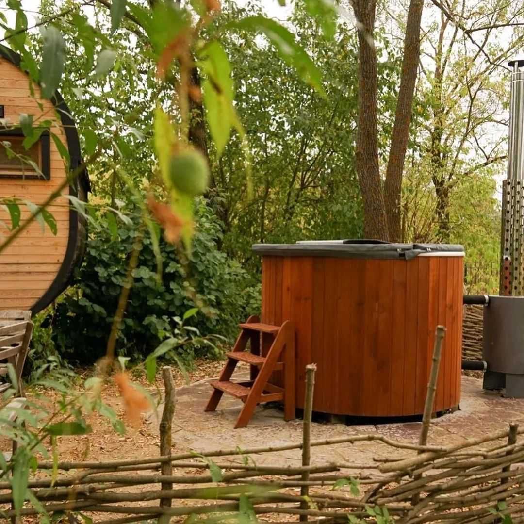 Balia ogrodowa COMFORT piec zewnętrzny | 2-8 - osobowa, jacuzzi, spa