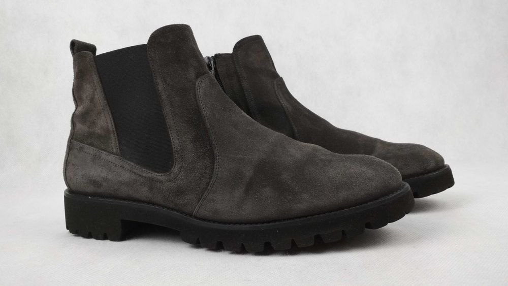 HÖGL Buty Botki Sztyblety Na Zamek Skórzane Roz. 41