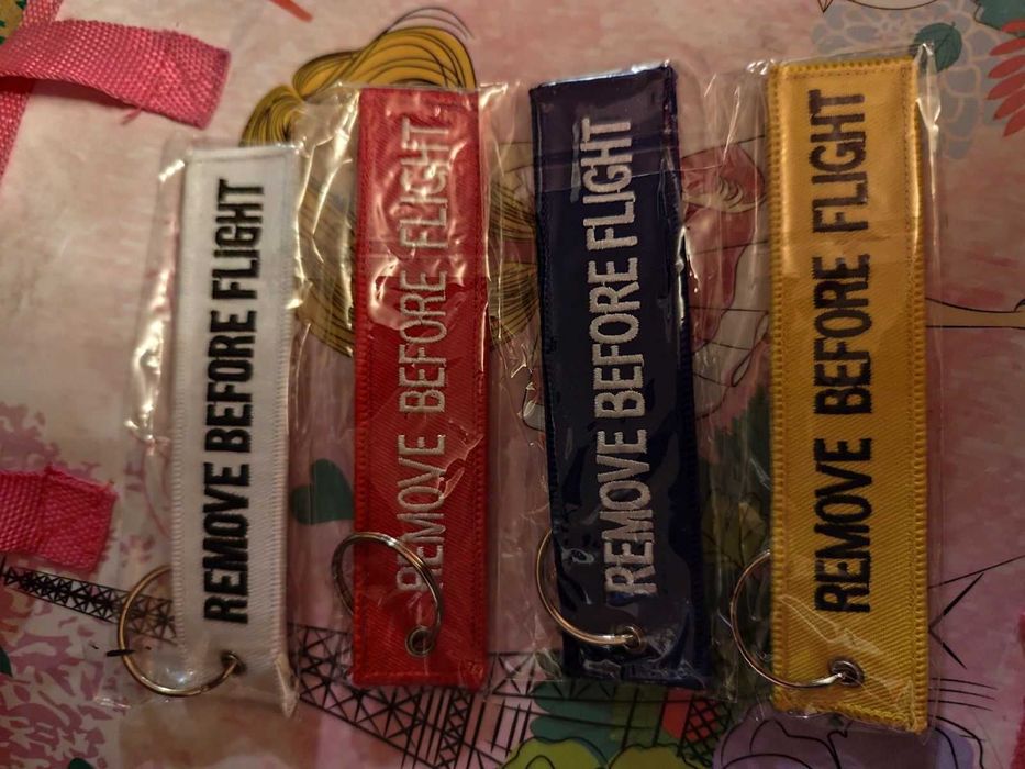 брелок вышито снять после полета Remove Before Flight ремувка