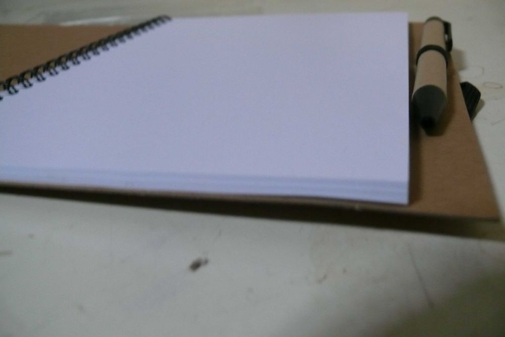 Bloco de notas - Capa Cartão