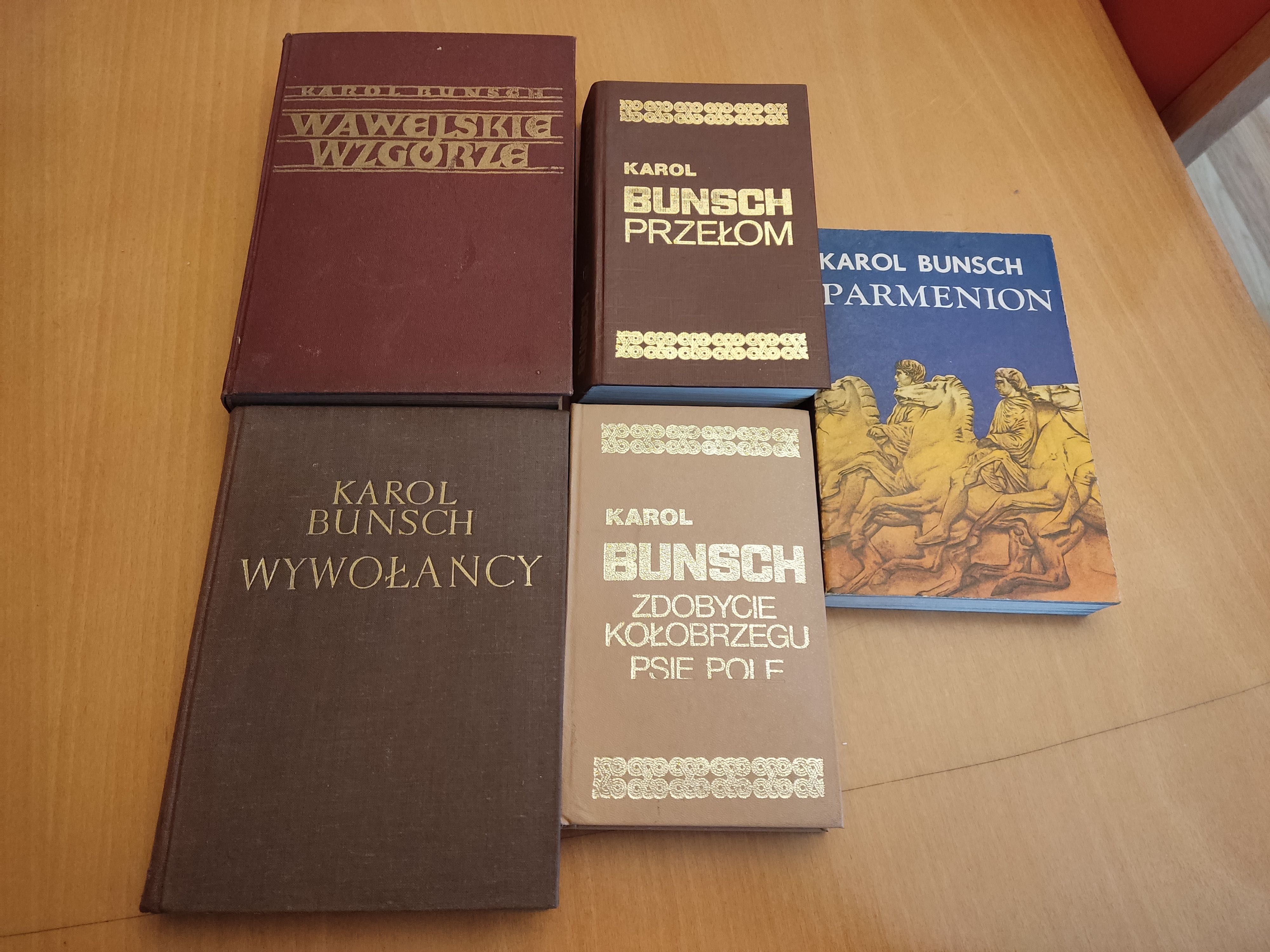 Karol Bunsch Wywołańcy Wzgórze wawelskie 5 książek