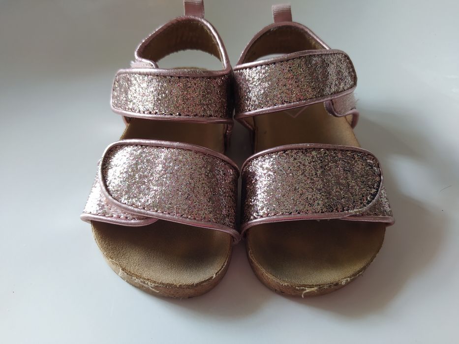 Sandálias brilhantes Rosa HM