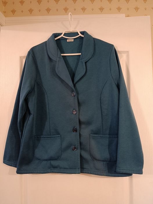 Пиджак на флисе цвет морской волны 52-54 укр.р-р, Damart, Великобритан