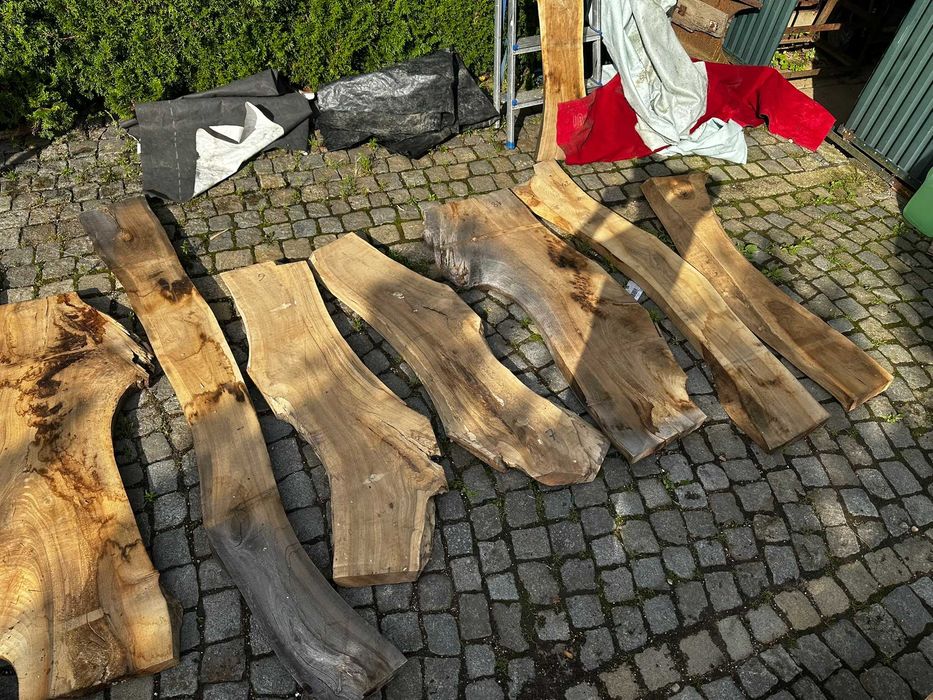 Sprzedam deski ORZECH WŁOSKI foszty sezonowane 11% wilgotności