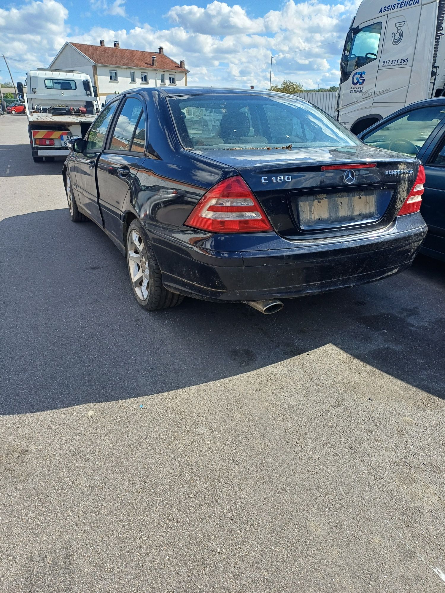 Mercedes c 180 kompressor para peças