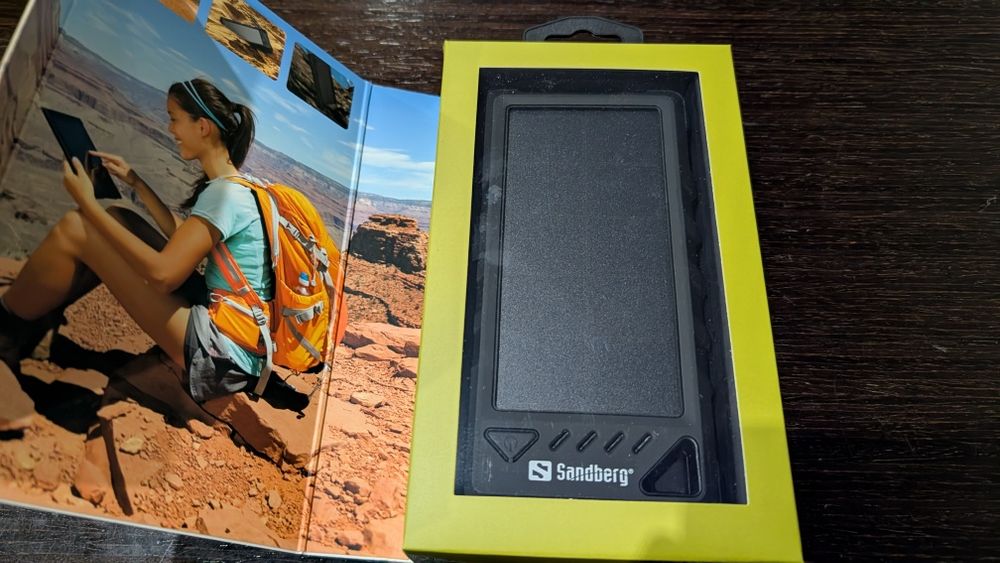 Powerbank Solar 16000 mAh - Sandberg