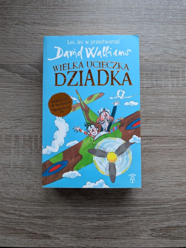 książka "Wielka ucieczka dziadka" David Walliams