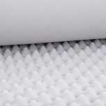 Panel akustyczny ścienny mata wygłuszająca Bitmat jasnoszara fala 4 cm