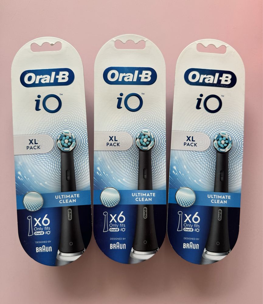 іО Ultimate White Gentle Black Насадки Oral b