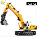 Конструктор экскаватор 772шт трактор бульдозер спецтехника Lego