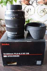 Об'єктив Sigma 18-200mm