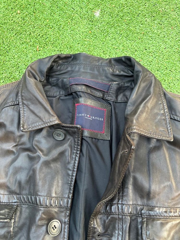 Kurtka skorzana Tommy Hilfiger meska