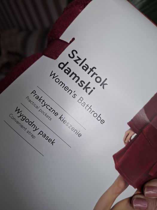 Szlafrok damski w kolorze fuksja l/xl