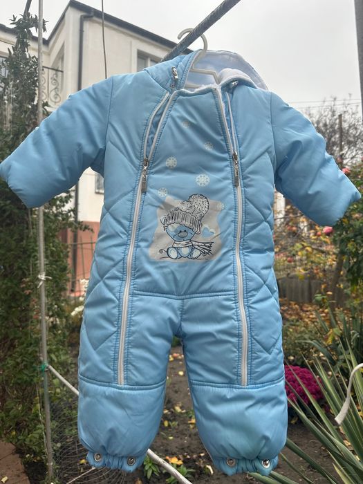 Зимові комбінезони для хлопчика 74-80см