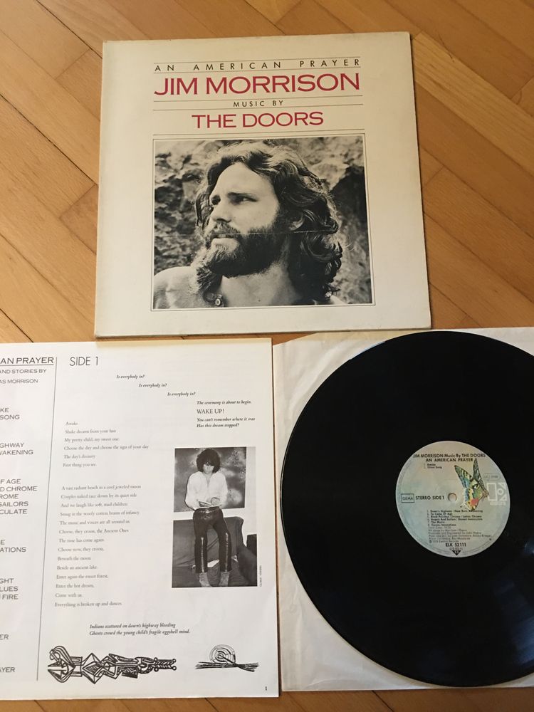 JIM MORRISON an american prayer The Doors winyl pierwsze wydanie