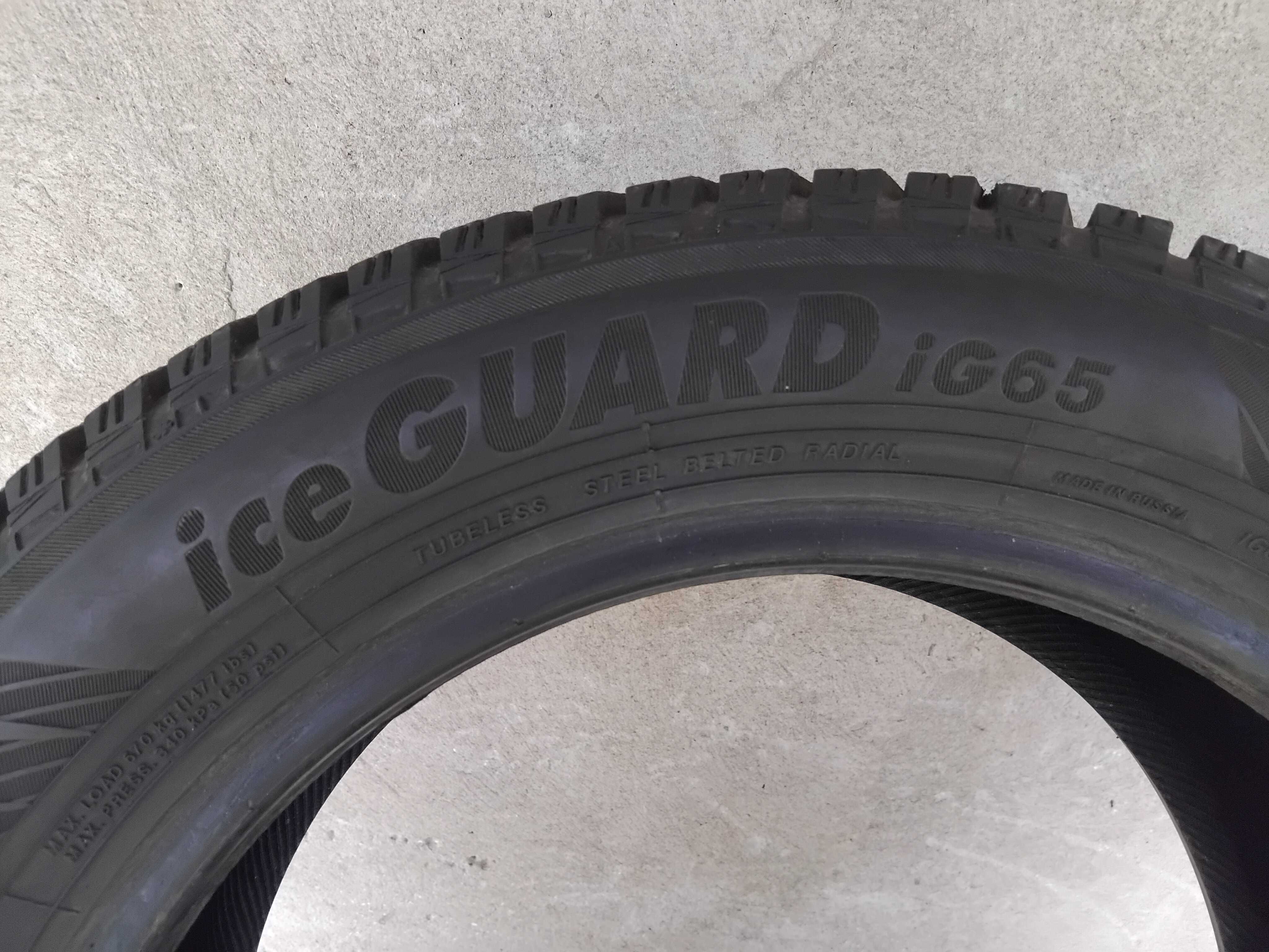 4 шини Yokohama Ice GUARD iG65 205/55 R16 94T XL  2020рік 8.0-8.2мм