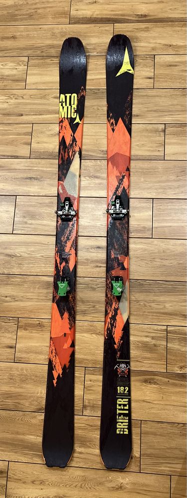 Zestaw skitourowy narty Atomic Drifter 182 cm + wiązania + foki