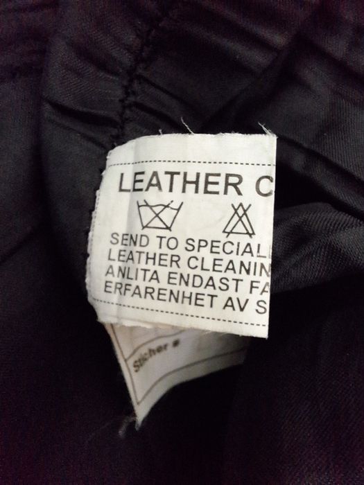 Spodnie skórzane, prawdziwa skóra, wiązane z boku Wallaby