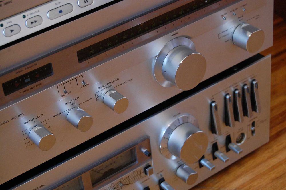 Aiwa aa8700/ad6900/at9700 cały komplet od pierwszego właściciela 230v