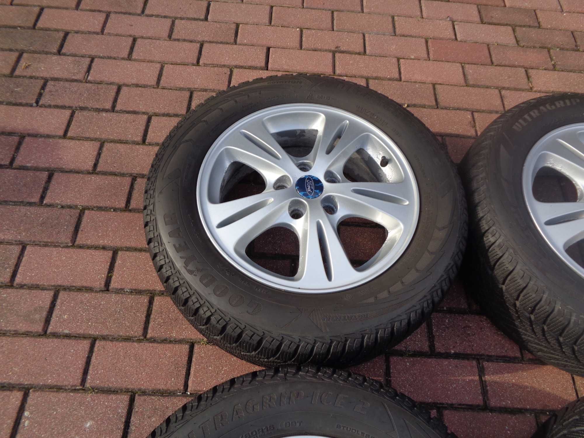 Alufelgi 16 Ford S-Max C-Max Mondeo z oponami zimowymi 22r wys 7mm ORG