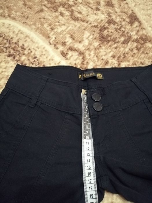 Джинсы, брюки чёрные для девочки