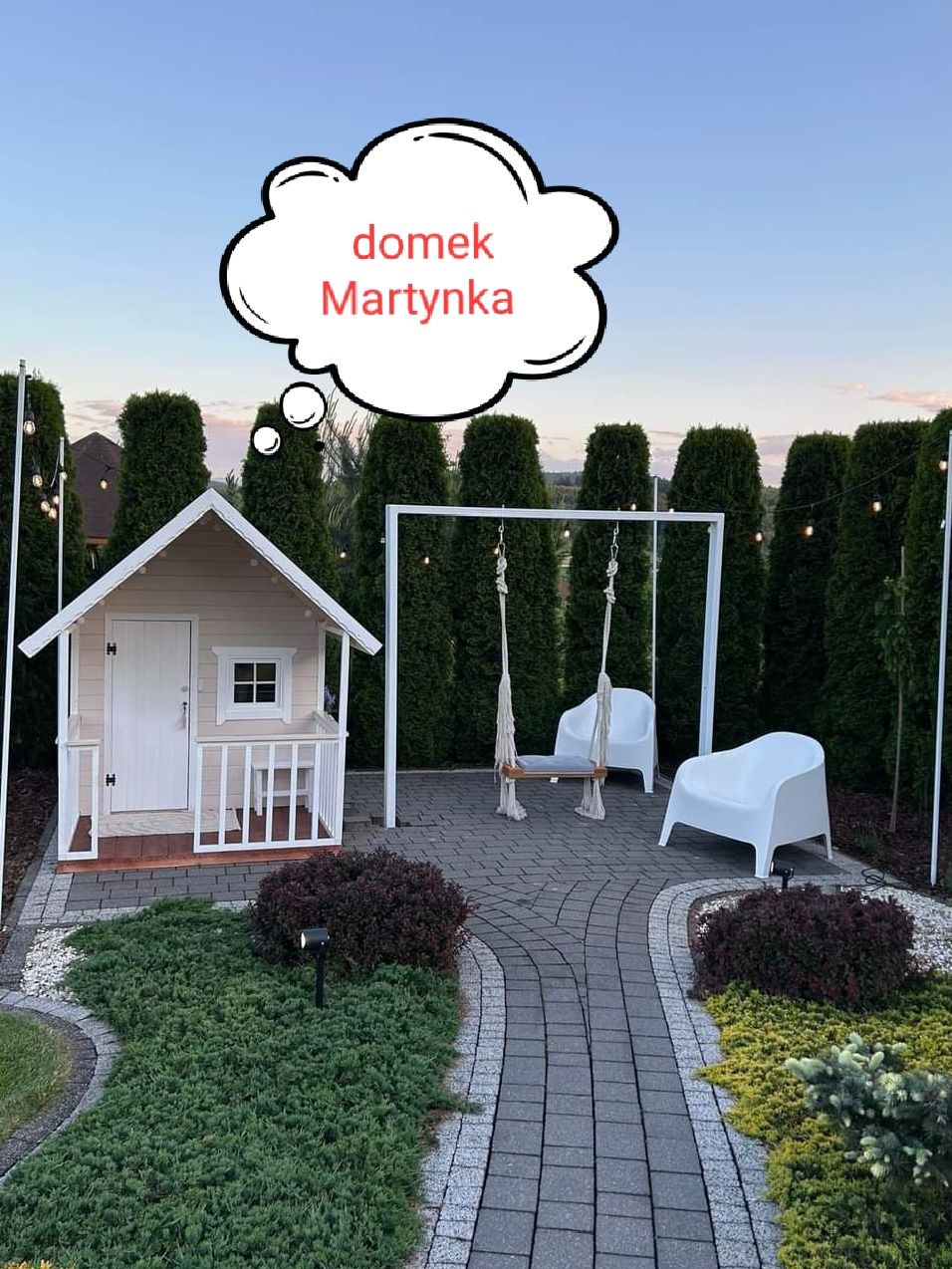Domek domki dla dzieci plac zabaw