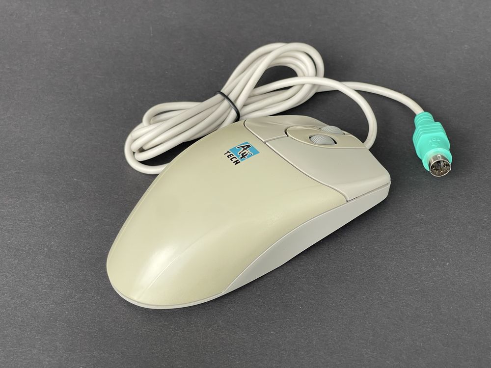 Stara myszka kulkowa PS2 marki A4Tech 4D WWW-25