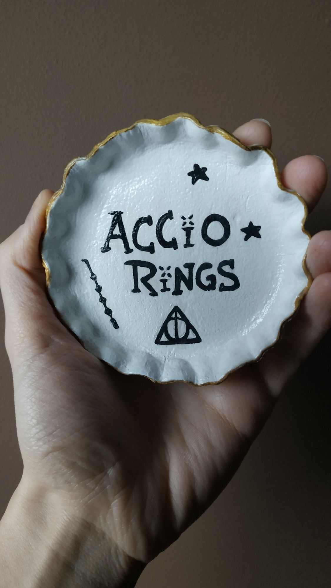Taca dekoracyjna podstawka na biżuterię Harry Potter Handmade