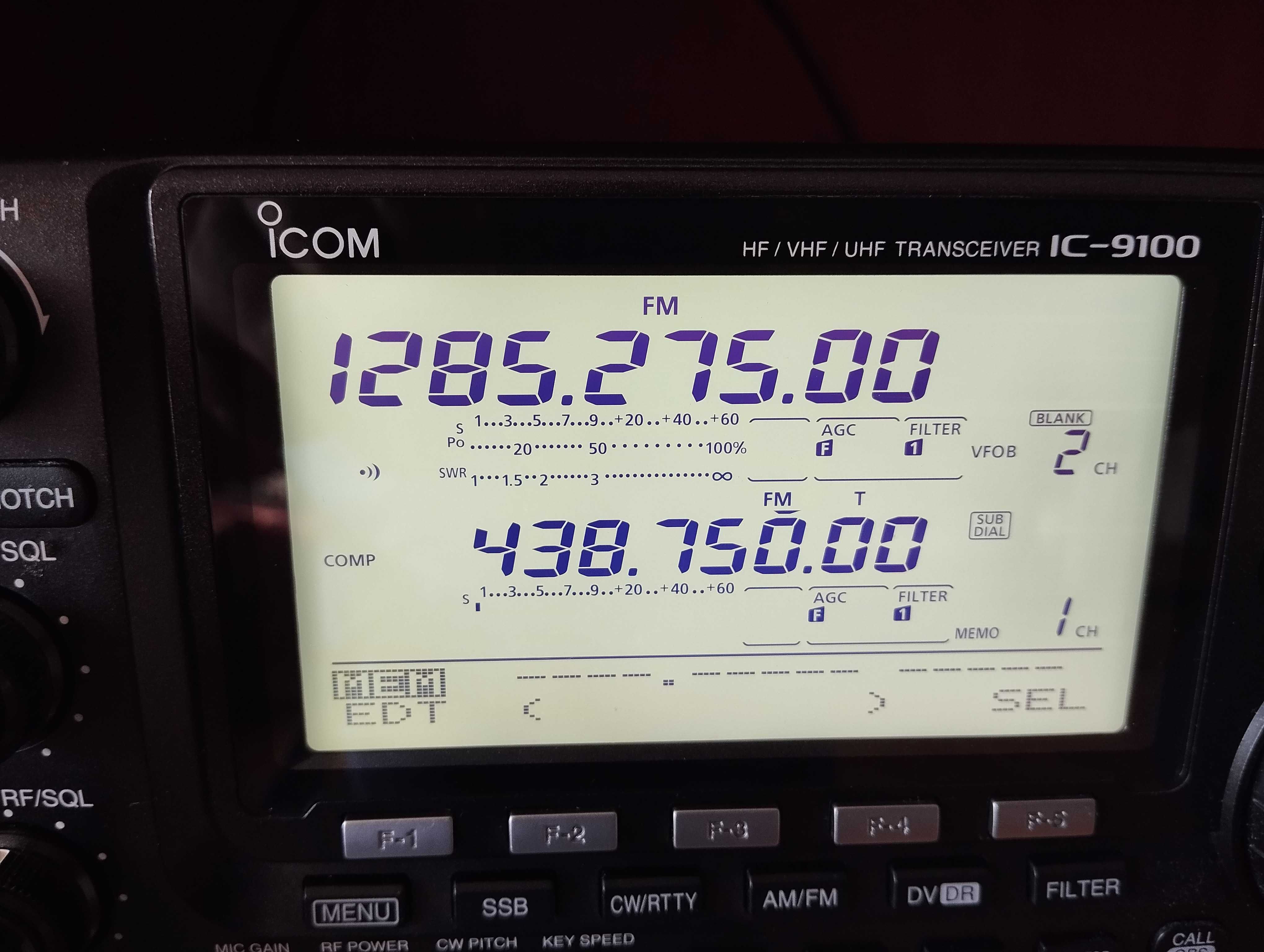 ICOM IC 9100 D-STAR, 23cm, DSP