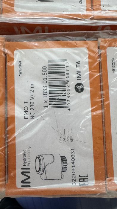 EMO T 230V NC Kabel 2m Siłownik elektrotermiczny, ogrzewanie podłogowe