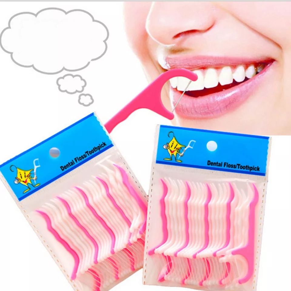 Зубна нитка, зубная нить, зубочистки Dental Floss 25 шт.