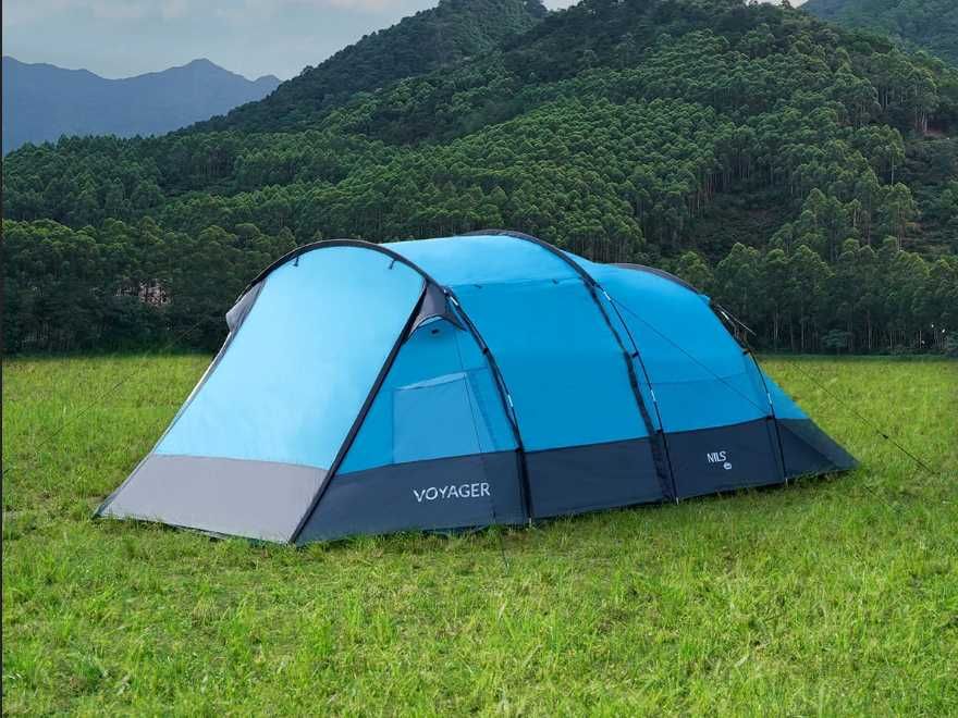 Nowy Namiot Turystyczny Kempingowy 4 Osobowy Duży 3000mm 230x260x150