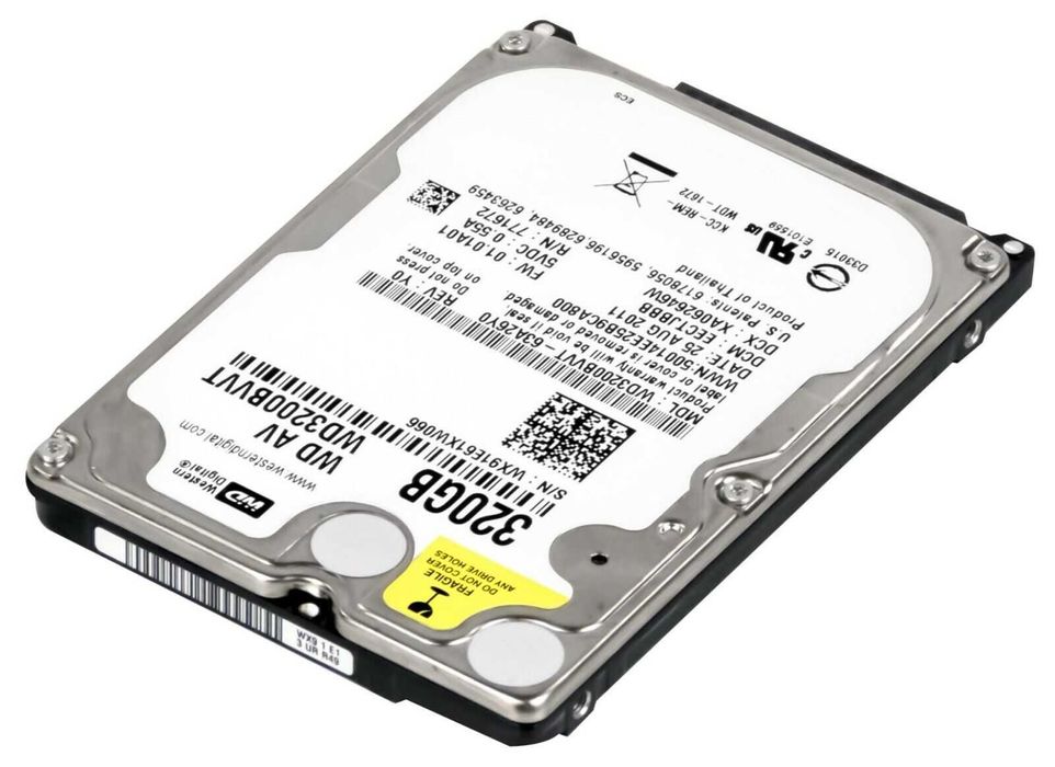 Жорсткий диск – Western Digital 320GB HDD / 5400RPM / 8MB (WD3200BVVT)